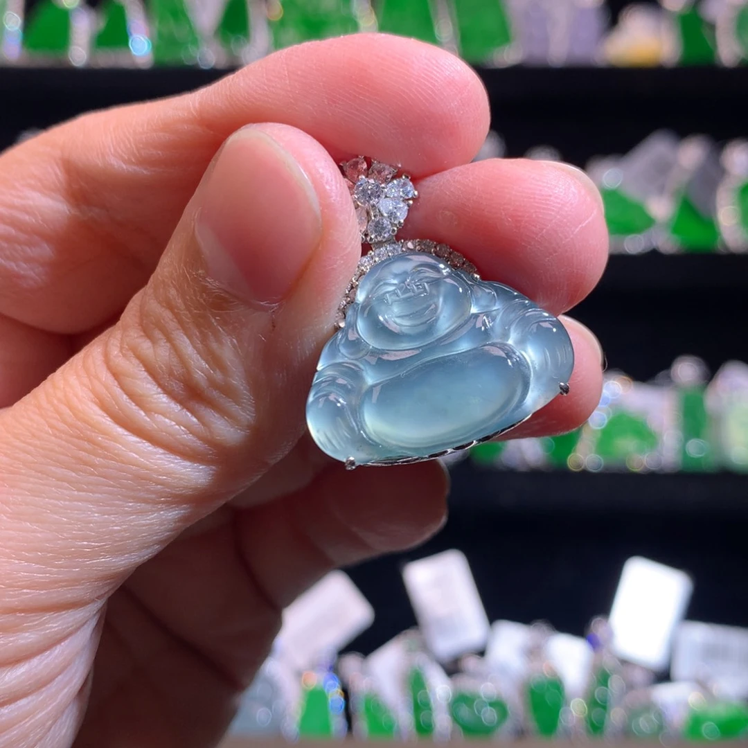 【闪购商品】颈饰银S925镶嵌翡翠