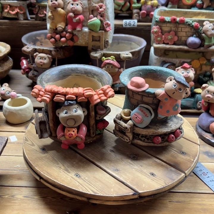 快***丫嘻哈微瑕多肉花盆百搭