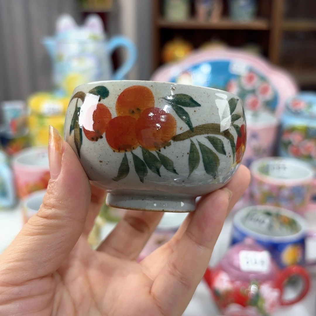 景德镇手绘高温釉下彩陶瓷茶具