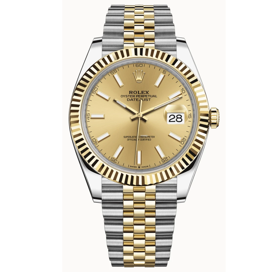 99新 Rolex/劳力士 深圳名典/ 126333—0010金盘条刻/单表