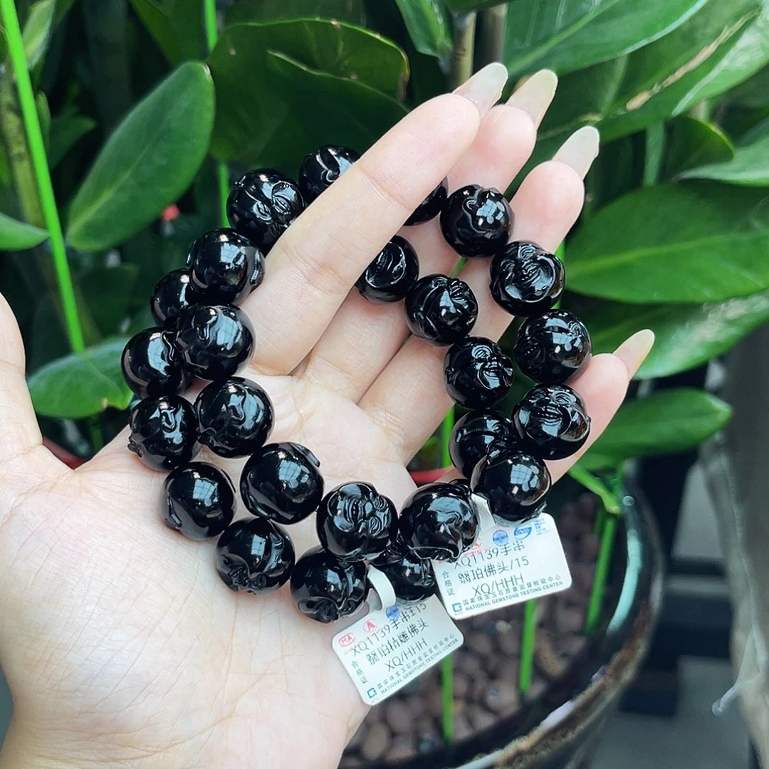 未镶嵌琥珀手链多样性发其一 15m