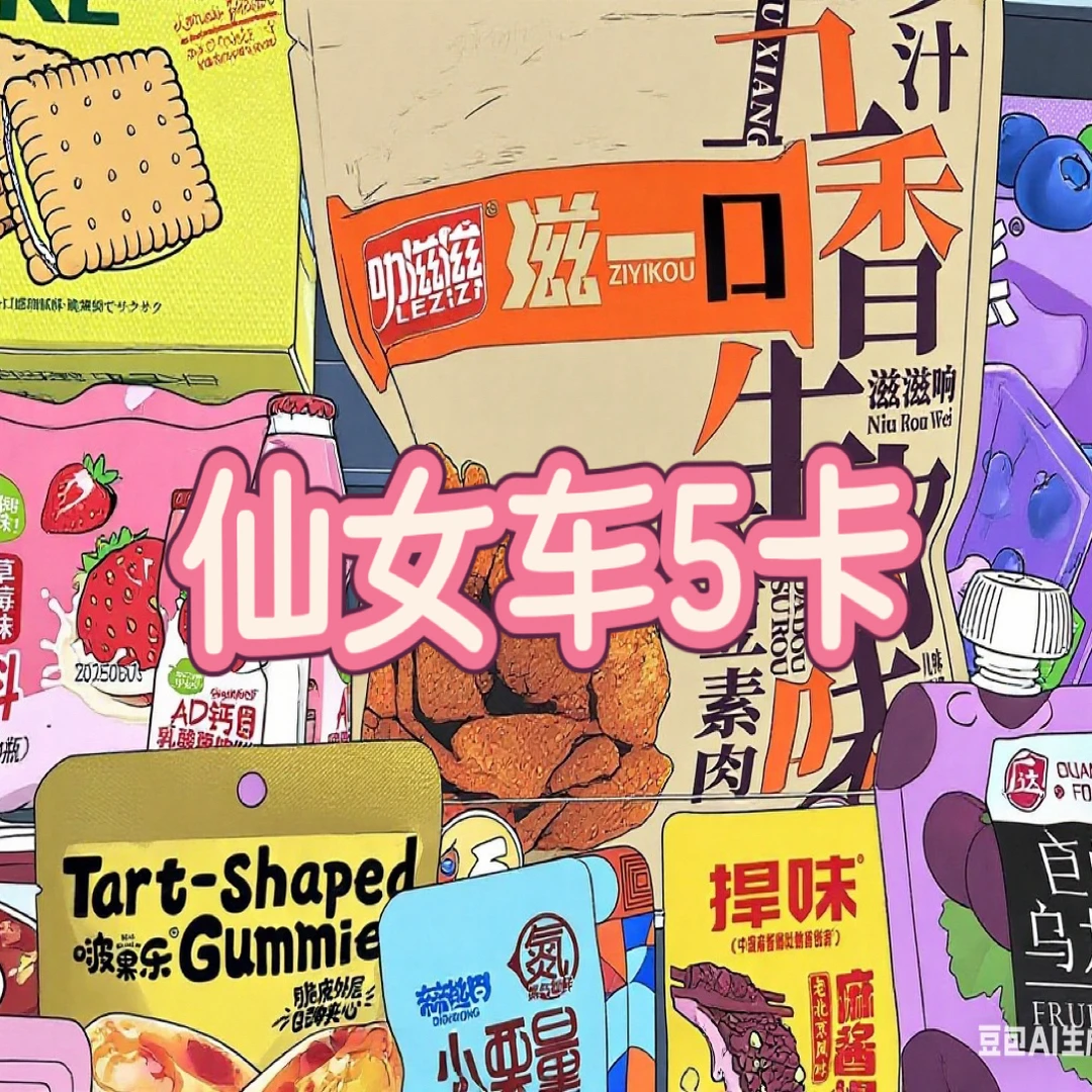 个人单【仙女单5卡】 混合零食 开什么零食发什么零食