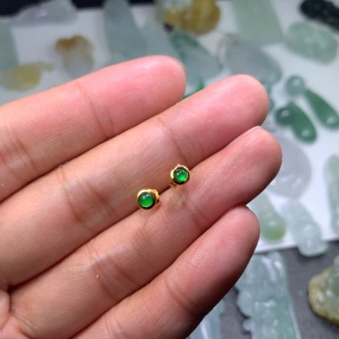 定制翡翠银S925镶嵌C****腐