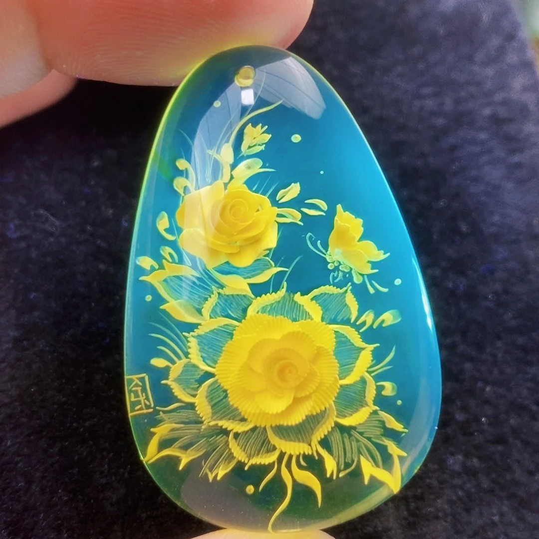 【闪购商品】金珀吊坠(不含链)未镶嵌
