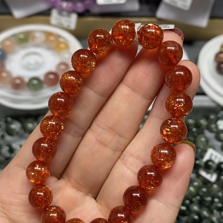 未镶嵌手链长石金太阳手链