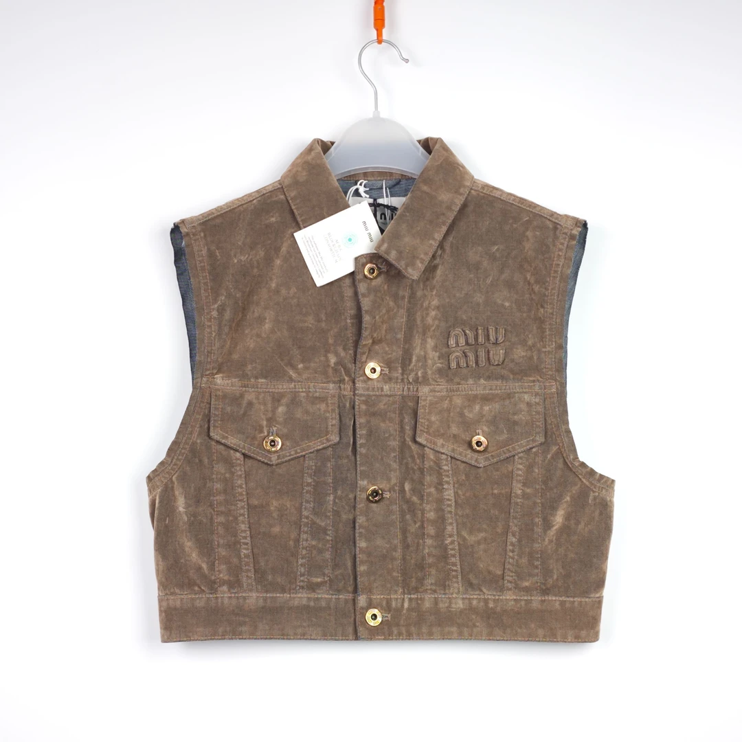 95新 MIU MIU/缪缪 海囤K/缪缪上衣/38码/en133826