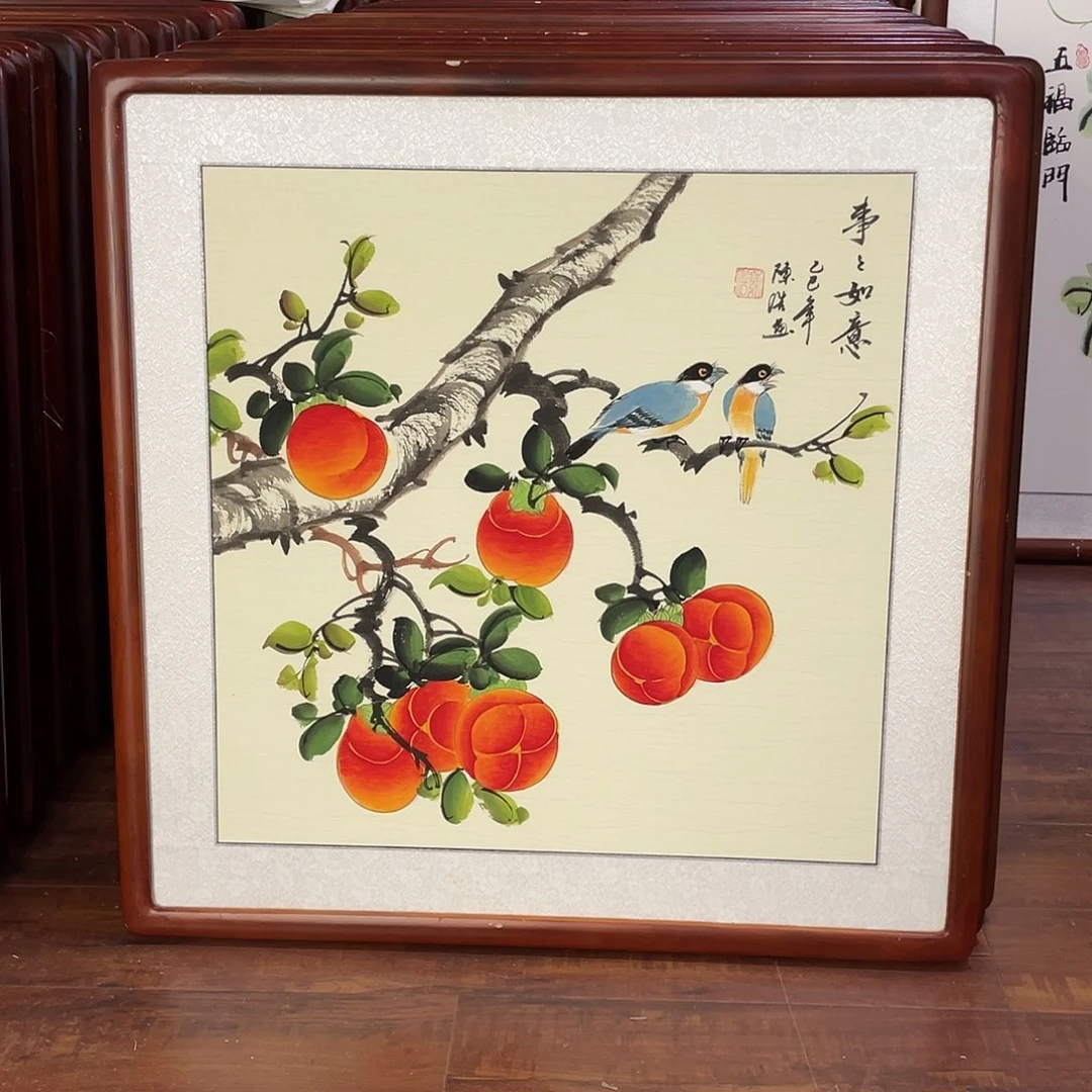 国画带框尺寸63*63厘米