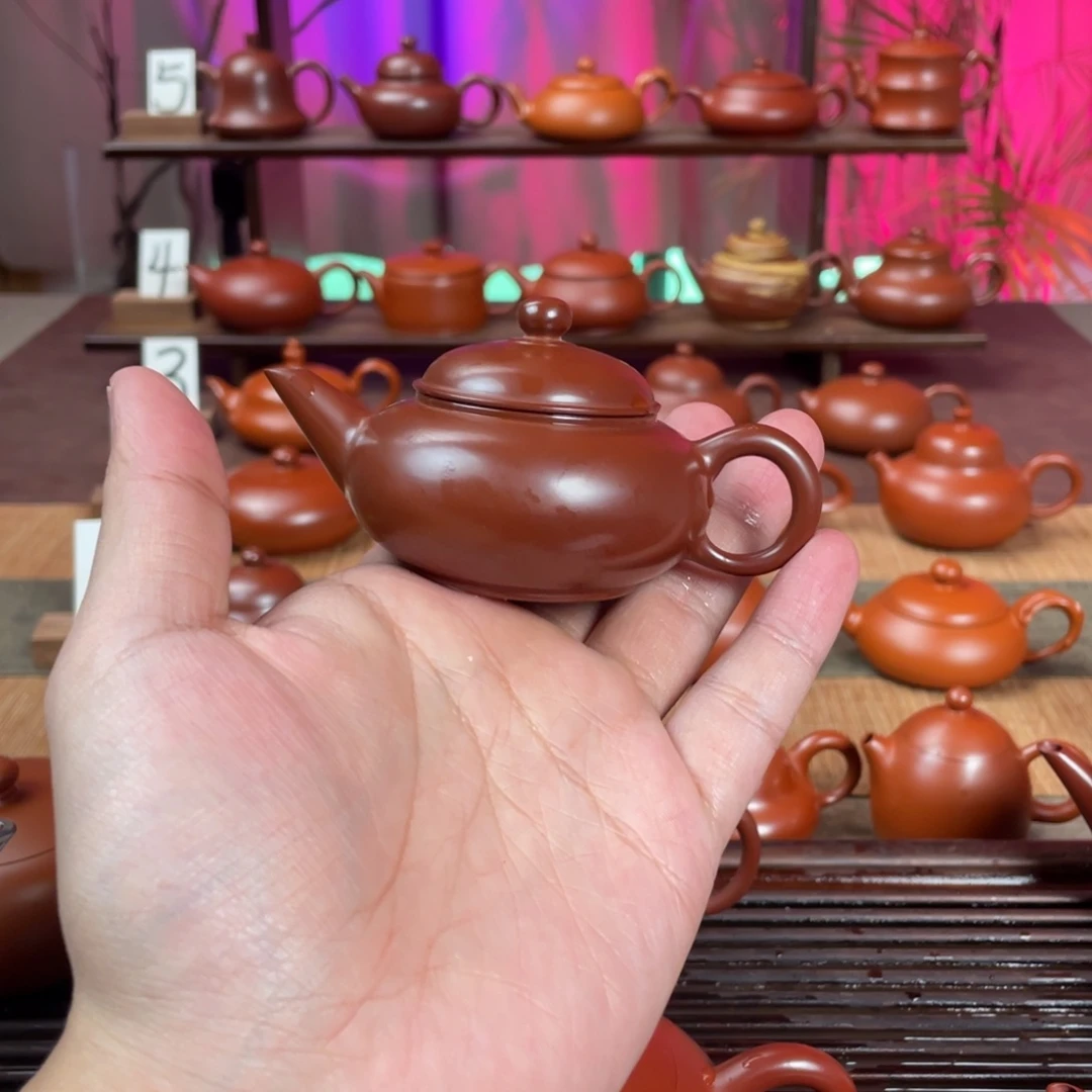 富***哥紫砂茶壶精工水平60cc