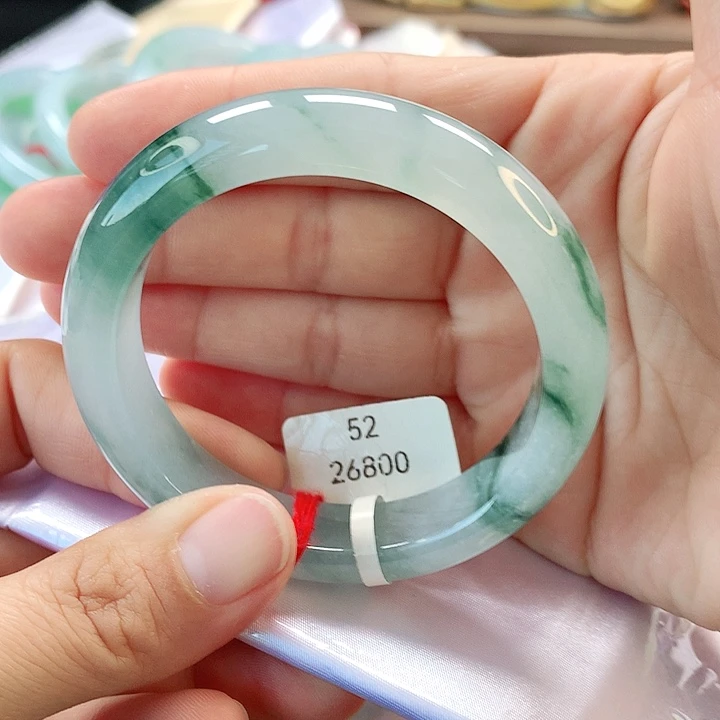 未镶嵌手镯翡翠52正