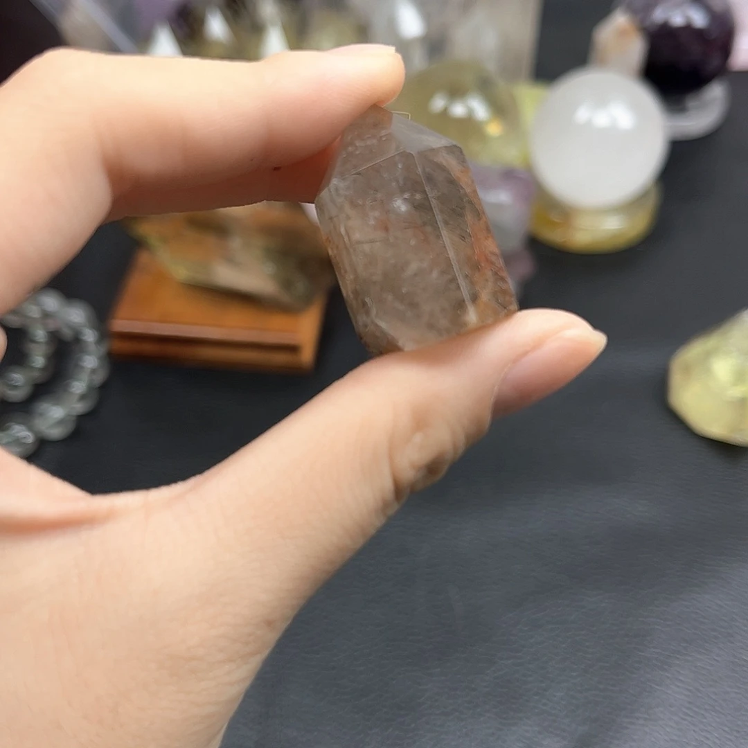 紫晶珠宝半成品未镶嵌108水晶石
