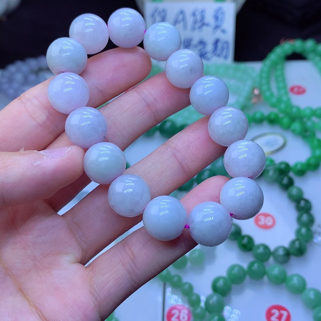 翡翠毛衣链未镶嵌13