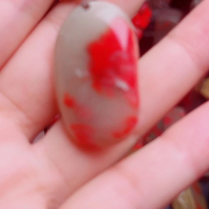 昌化石昌化鸡血石精品挂件