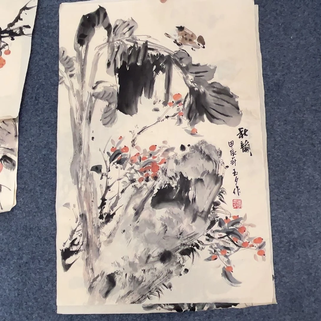 国画国画作品宣纸纯手绘