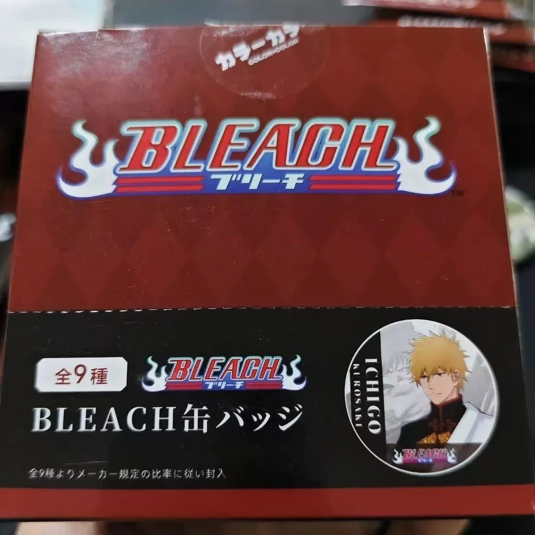 【日谷正版】 死神 签名闪吧唧 盲抽 吧唧徽章 朽木白哉 黑崎一护
