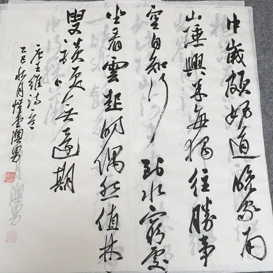 书法国展书家谢澳男69×69