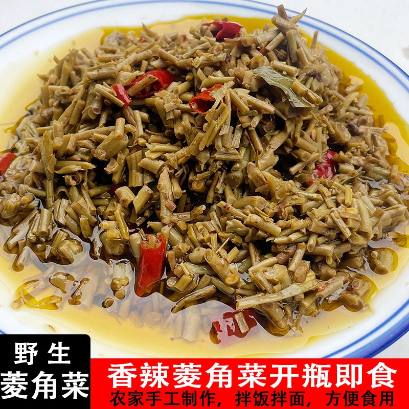 棱角菜菱角菜安徽特产新鲜采摘野生水生菱角菜蔬菜菱角藤子脆嫩
