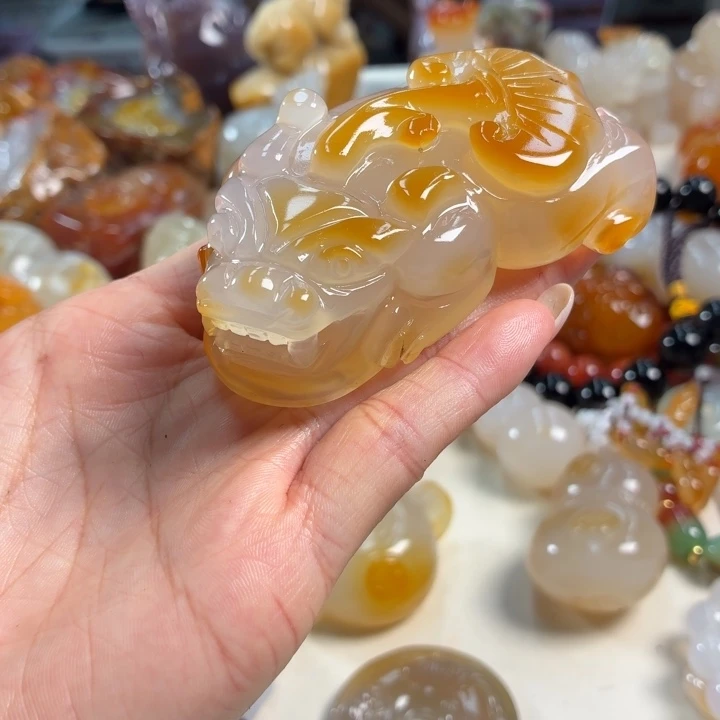 玛瑙/玉髓未镶嵌吊坠(不含链)