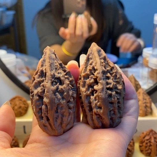 把件桃核玄天角七彩