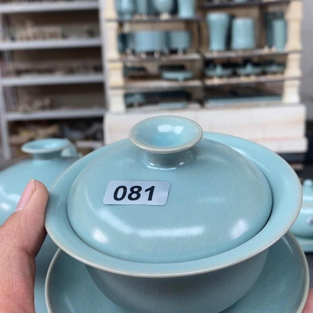 摆件@*和抱朴汝瓷仿古微瑕