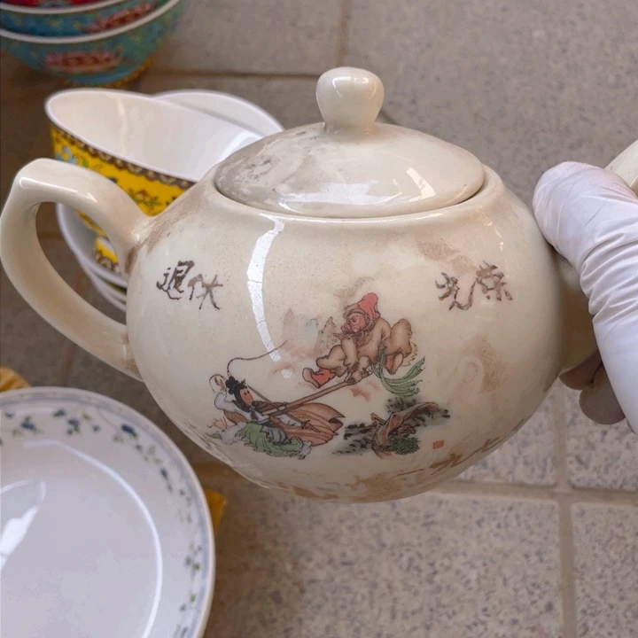 紫砂茶叶罐陶瓷艺术摆件
