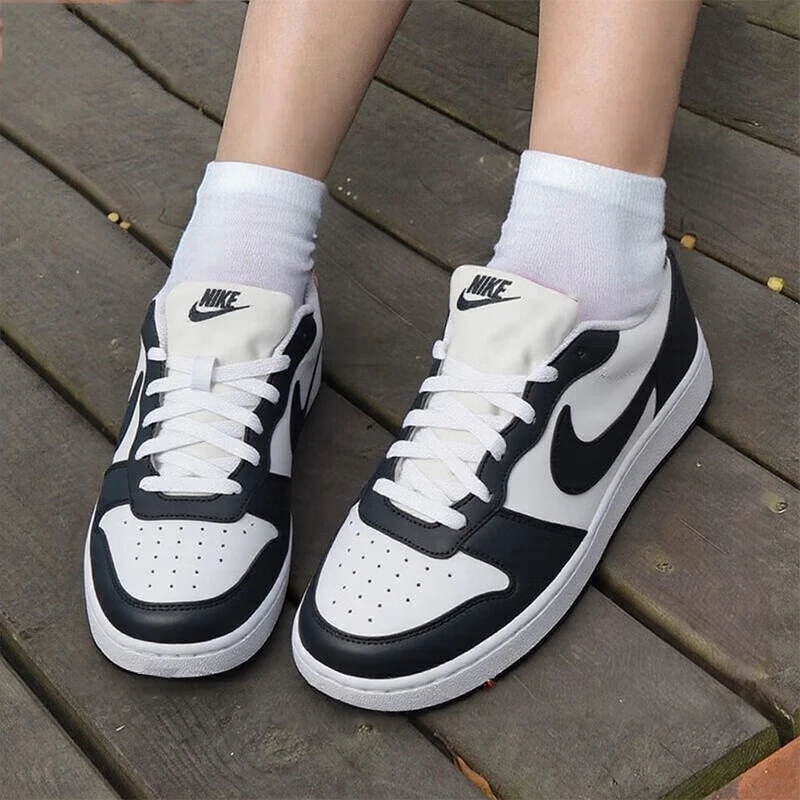 NIKE/耐克官方休闲鞋Court Borough 2 Low 2黑曜石轻便低帮板鞋
