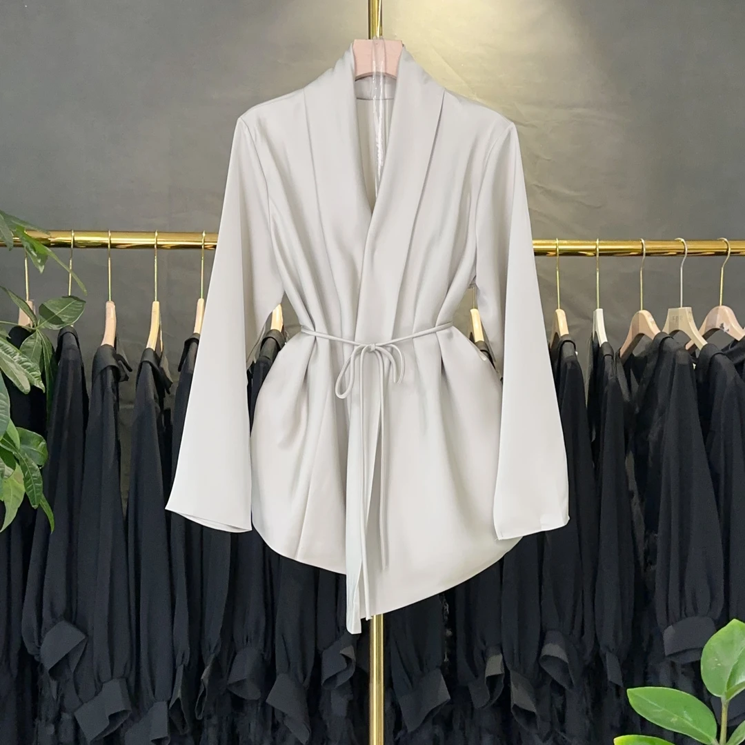 【RG2825】2025年新款时尚气质百搭减龄显瘦小衫