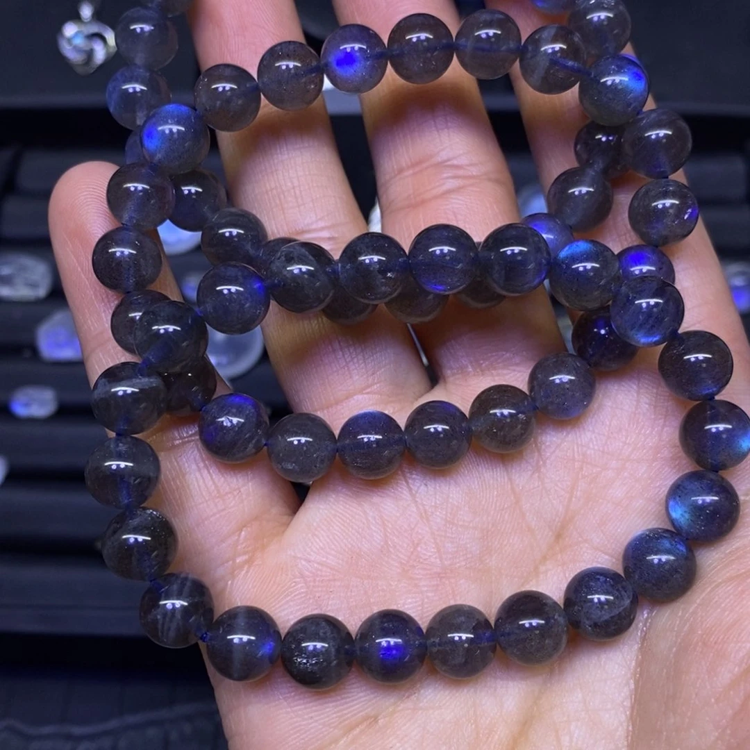 拉长石手链未镶嵌8.5