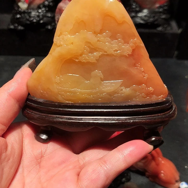 昌化石大师作品漂亮