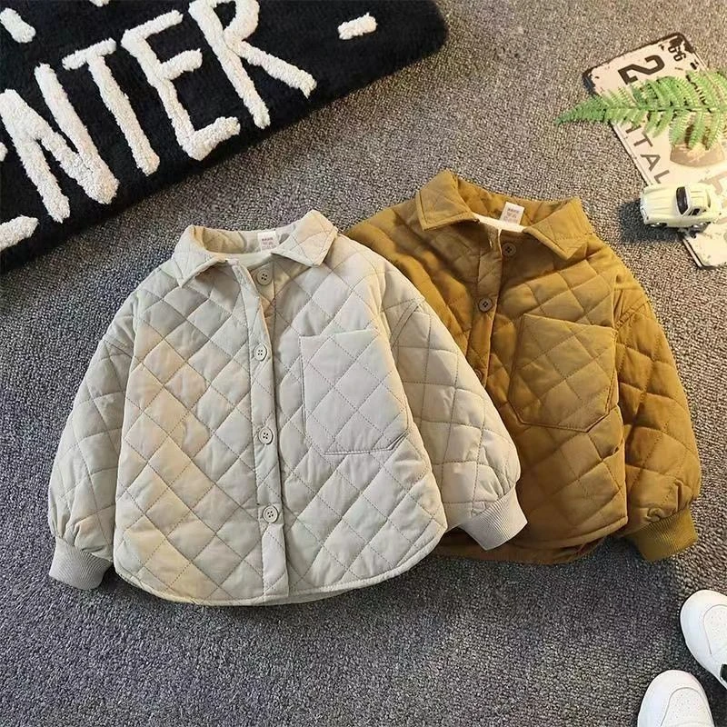 品牌儿童冬季轻薄棉服儿童童装春秋上衣棉服棉衣轻薄丝棉填充春秋