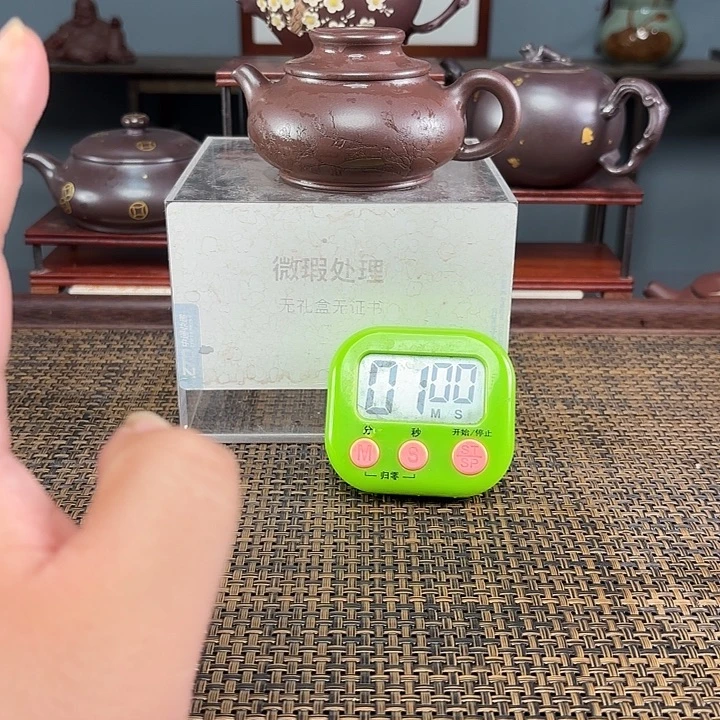 灯***）茶壶紫砂宜兴原矿泥料手工紫砂壶