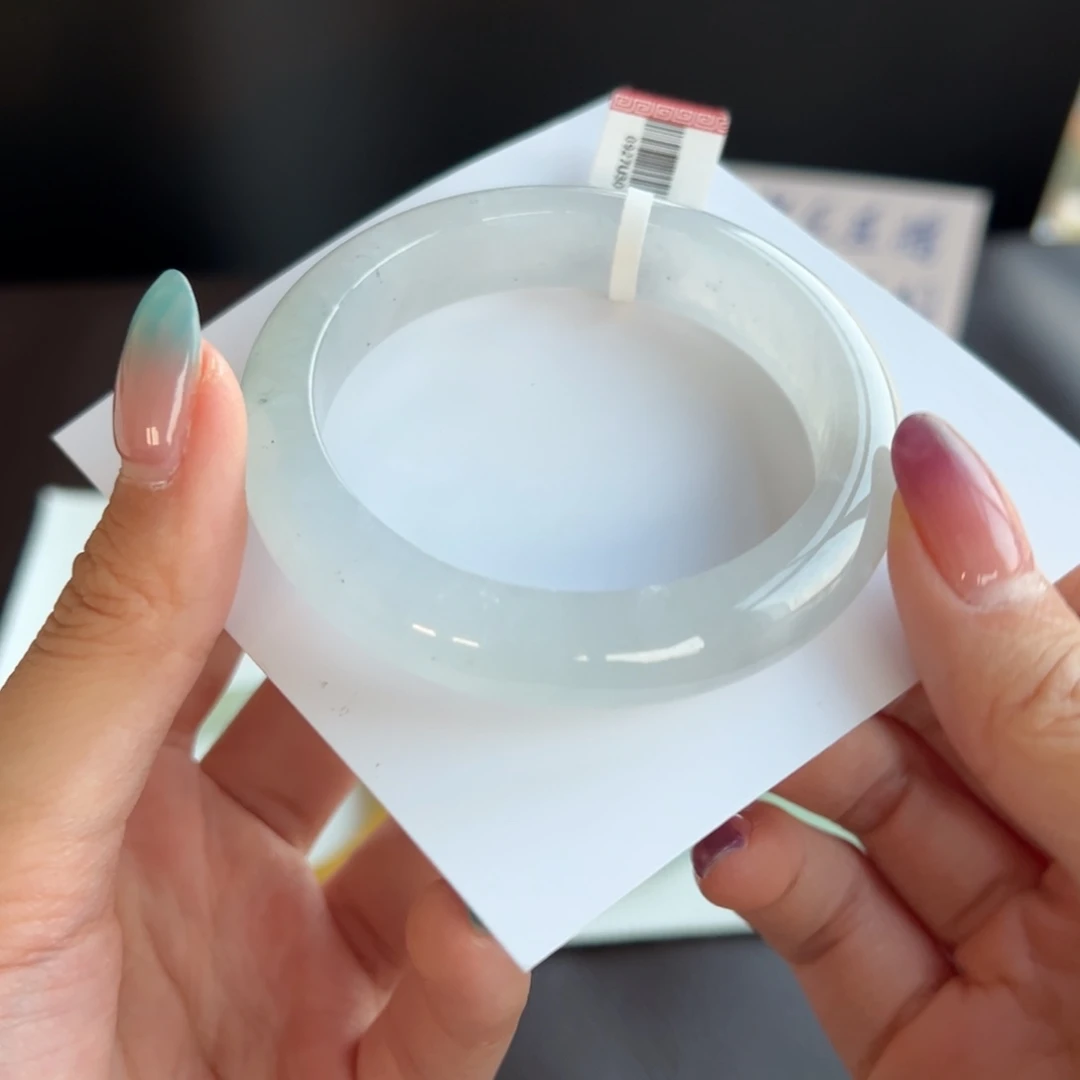 翡翠未镶嵌手镯33号 54.5