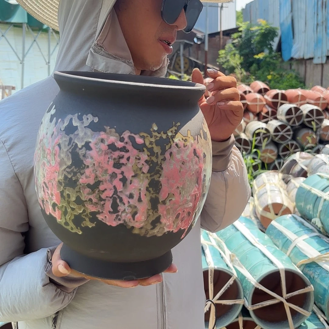 油画坛子口径19高度25