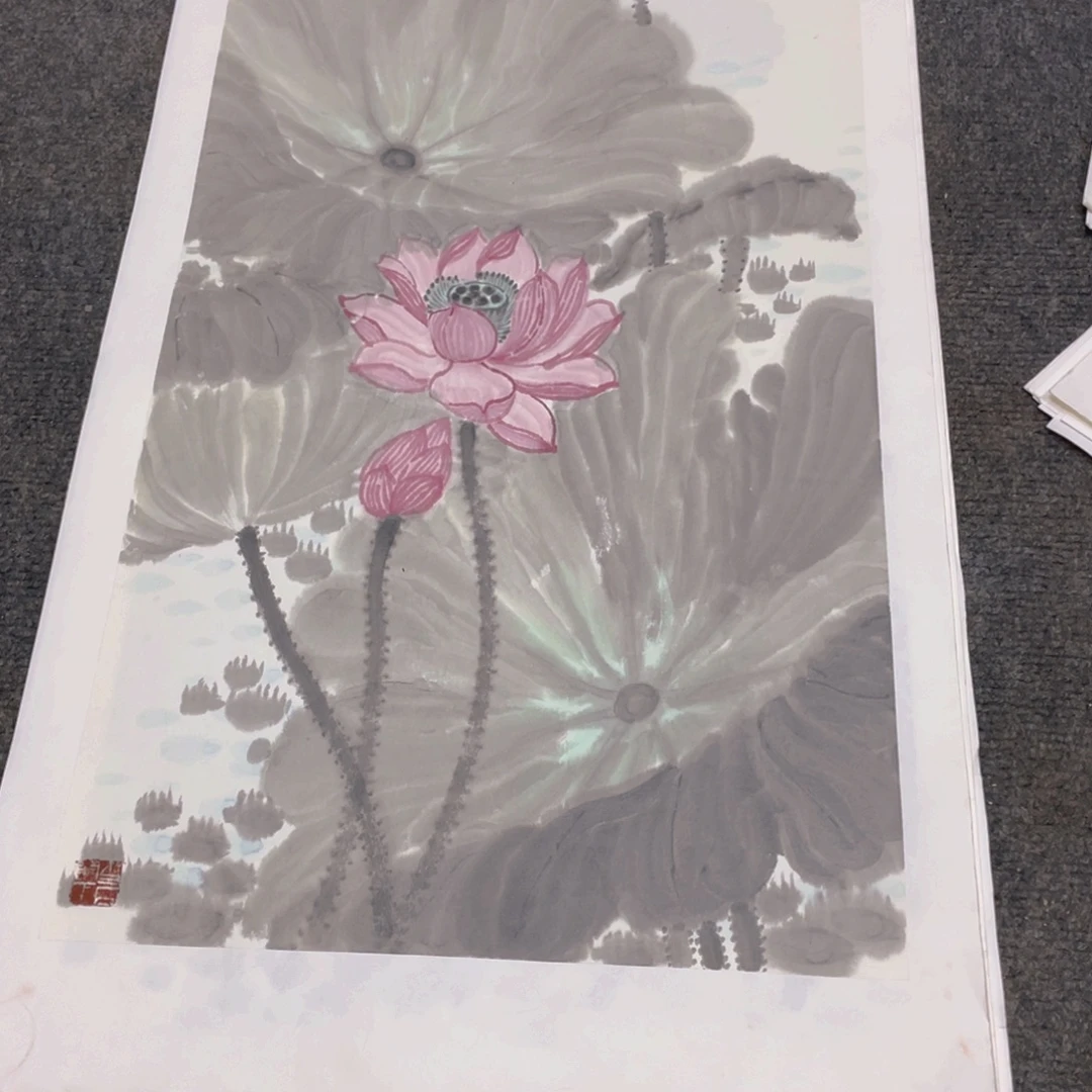 国画2平尺纯手绘国画作品