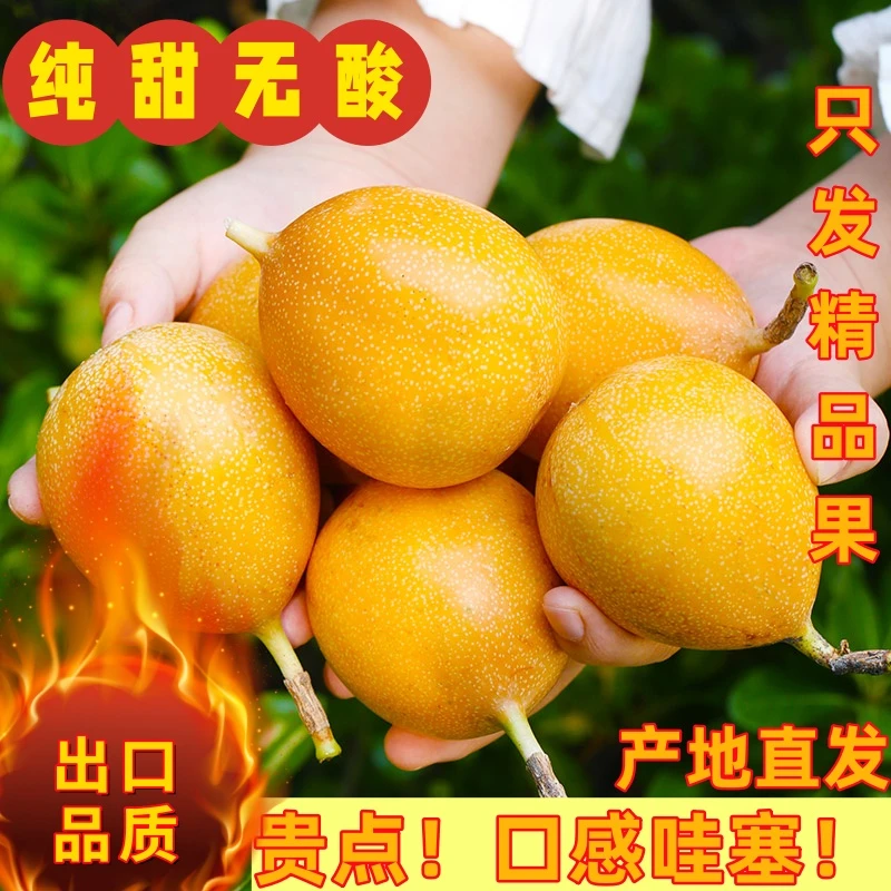 【热情果】西双版纳热情果纯甜无酸新鲜热带水果爱情果新鲜