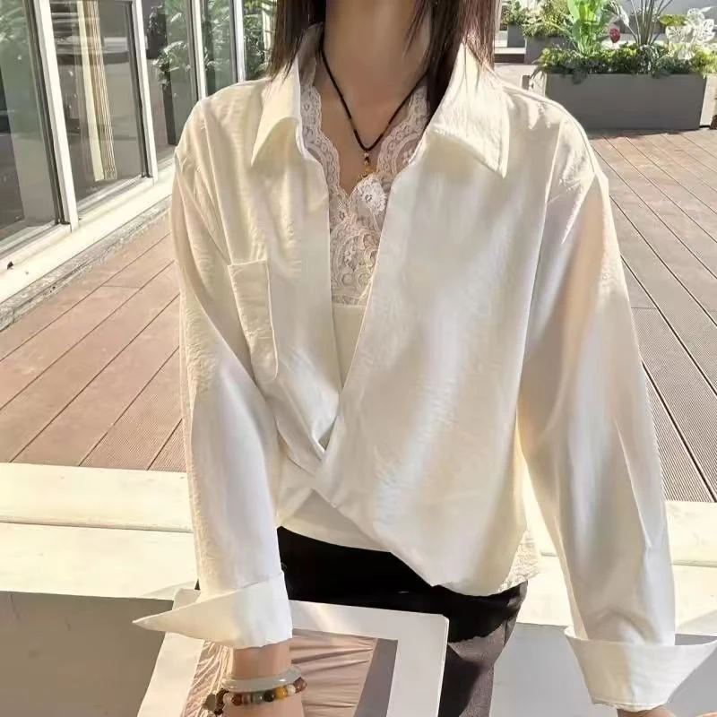 T820新款法式蕾丝花边两件套