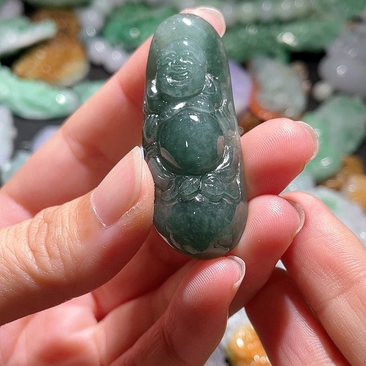 颈饰未镶嵌翡翠天