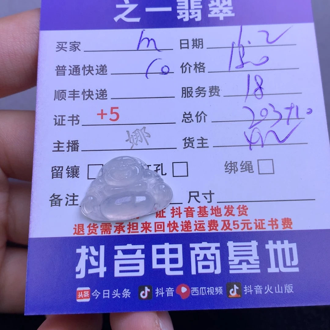 颈饰未镶嵌翡翠m**宁