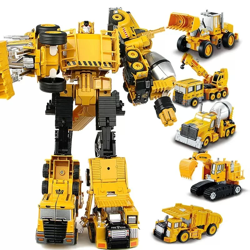 凯裕变形玩具机器人合金正版大力神金刚工程车模型儿童玩具