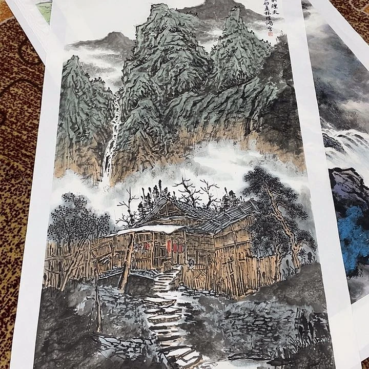 东***猫国画林玉鸿老师作品6666666