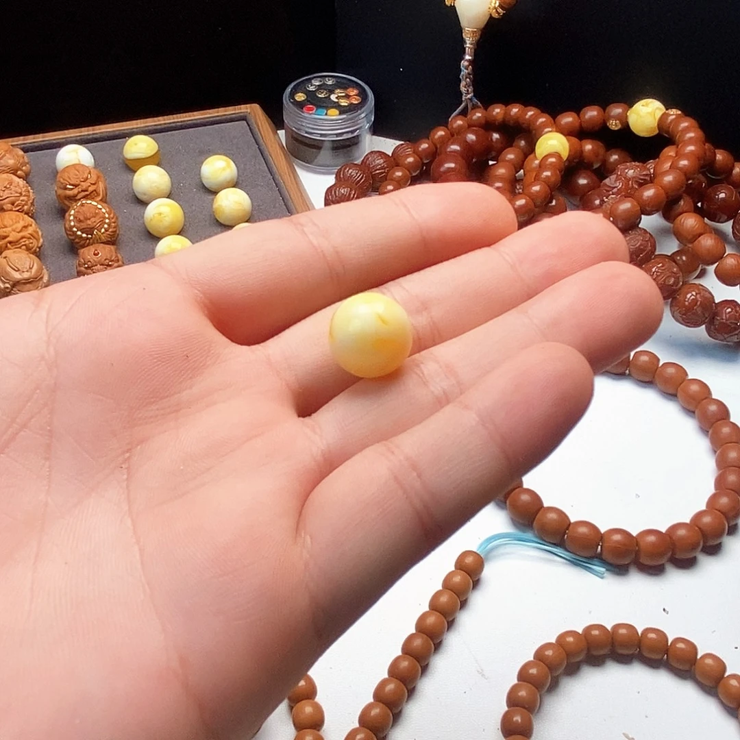 ***6吊坠桃核单颗配饰