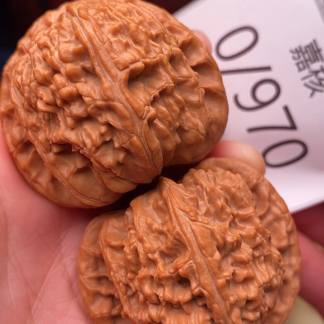 把件文玩核桃45白狮子