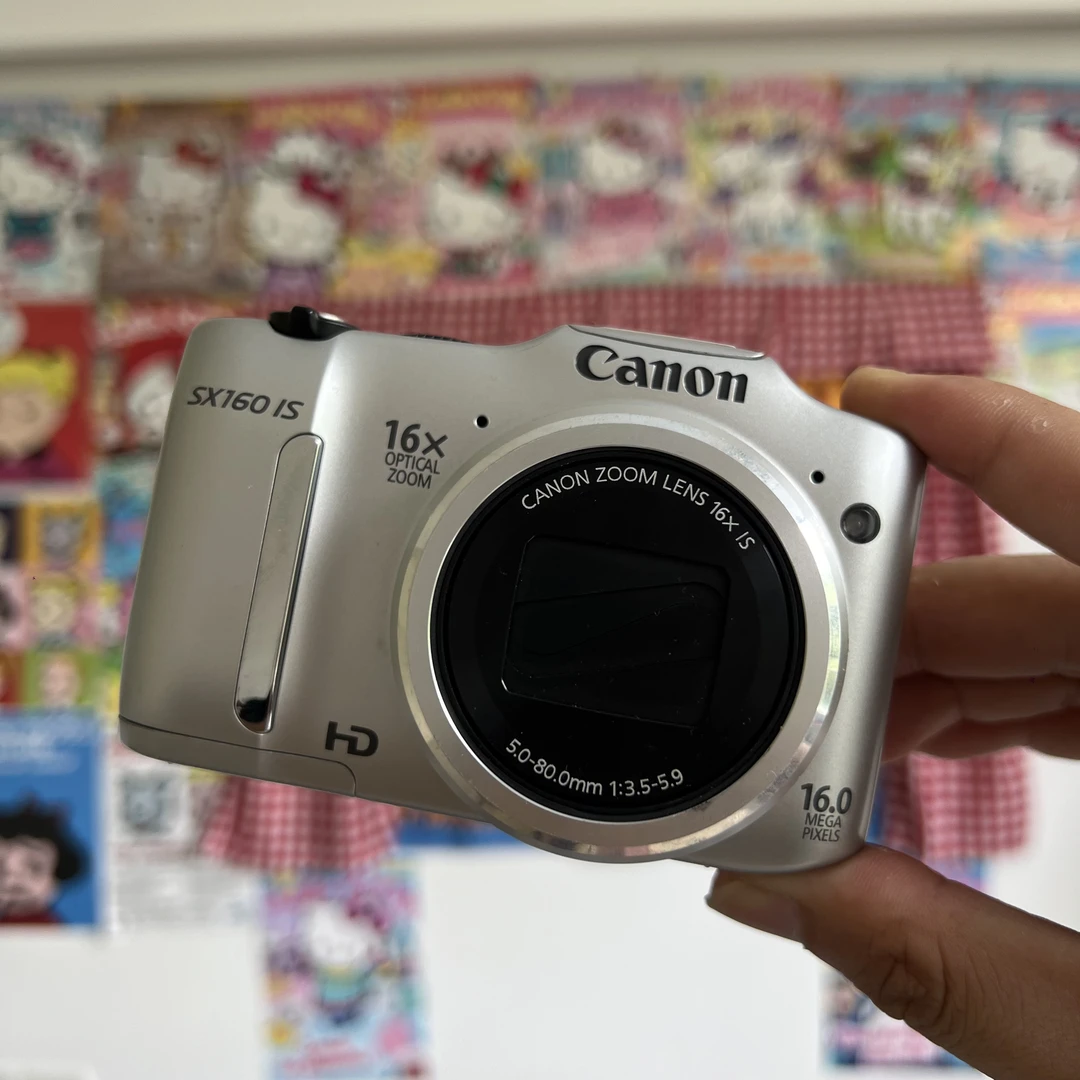 95新 Canon/佳能 Sx160is银色 1410w像素12倍变焦 no退no换