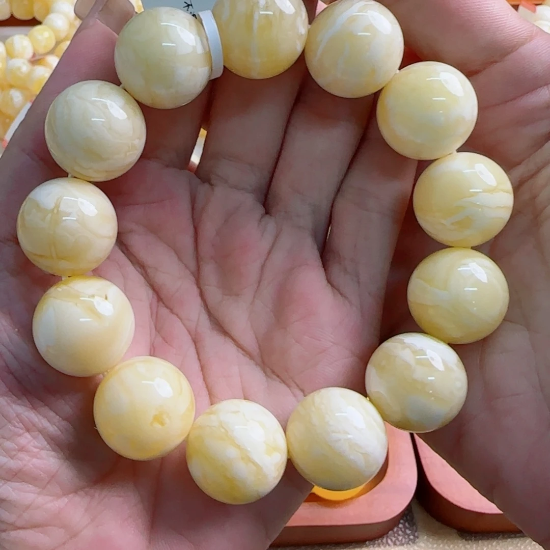 手链琥珀未镶嵌蜜蜡手串