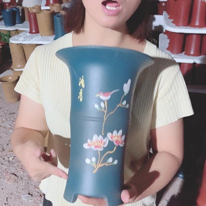 宜兴紫砂精品花盆