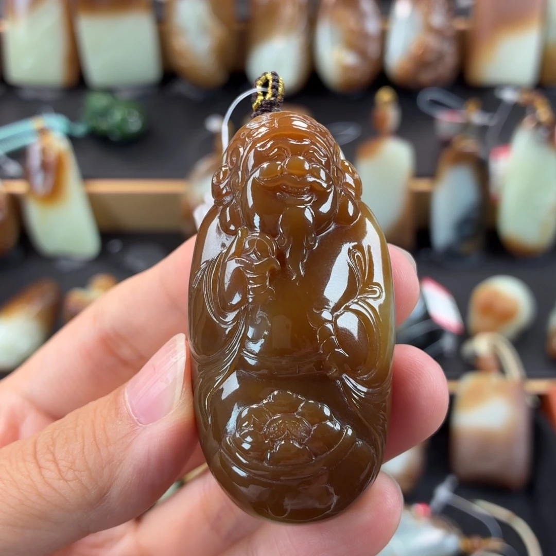 心***凉和田玉未镶嵌颈饰