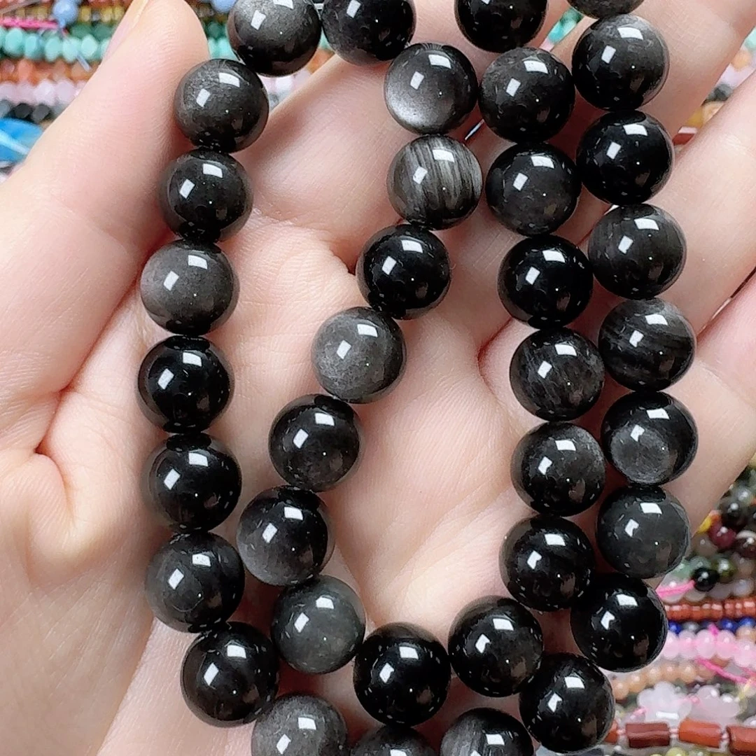 玛瑙/玉髓合金珠宝半成品卡10银耀石一条