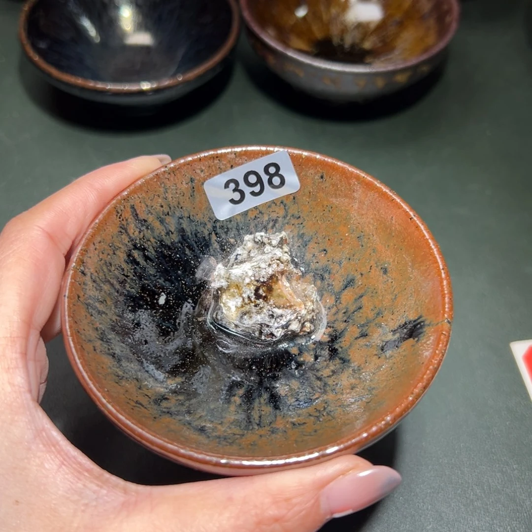 祥***山茶盏全手工原矿原釉建盏