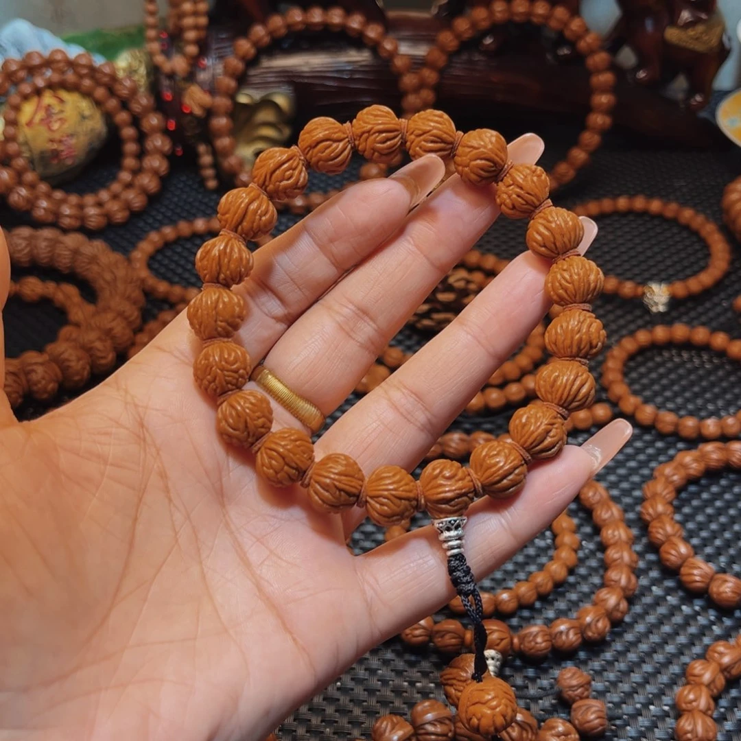 手串桃核13精品小金豆手持
