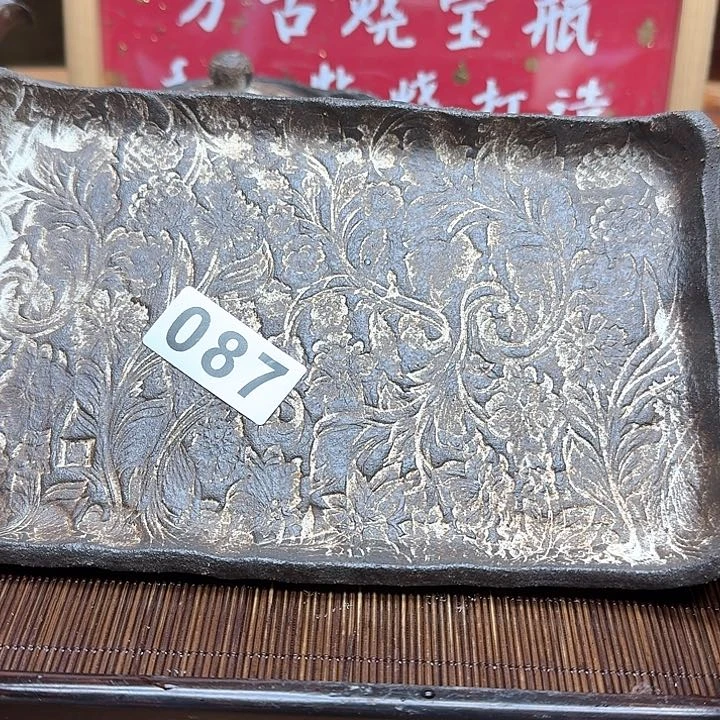 纯手工制作粗陶茶具