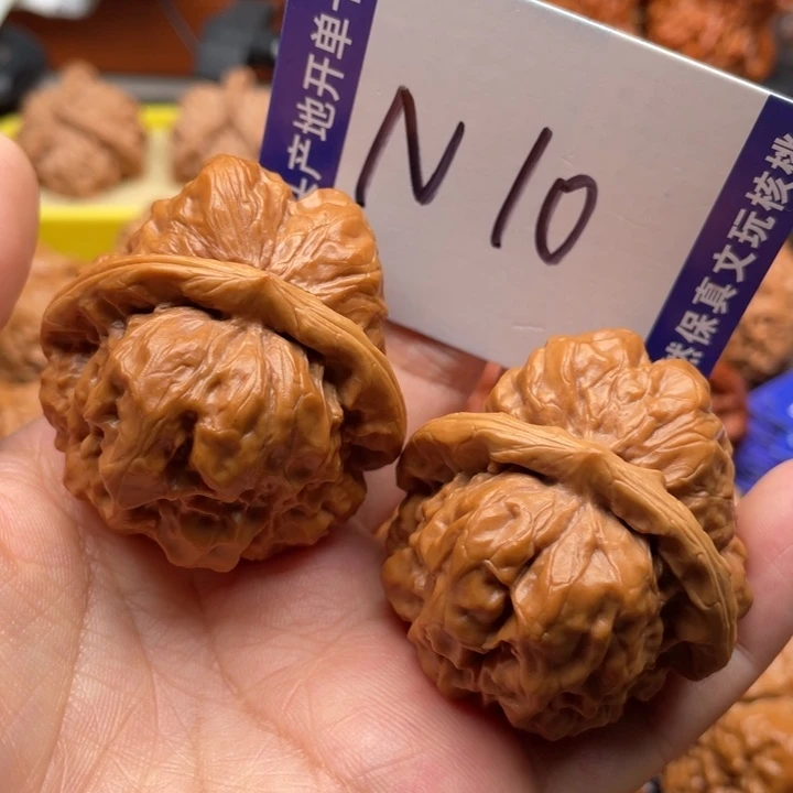 文玩核桃把件蛙蛙43尺